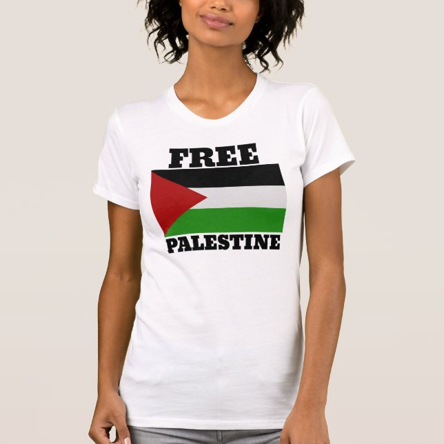 Camiseta Palestina livre (Frente)