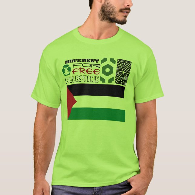 Camiseta Palestina livre (Frente)