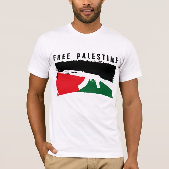 Camiseta Palestina livre (Frente)