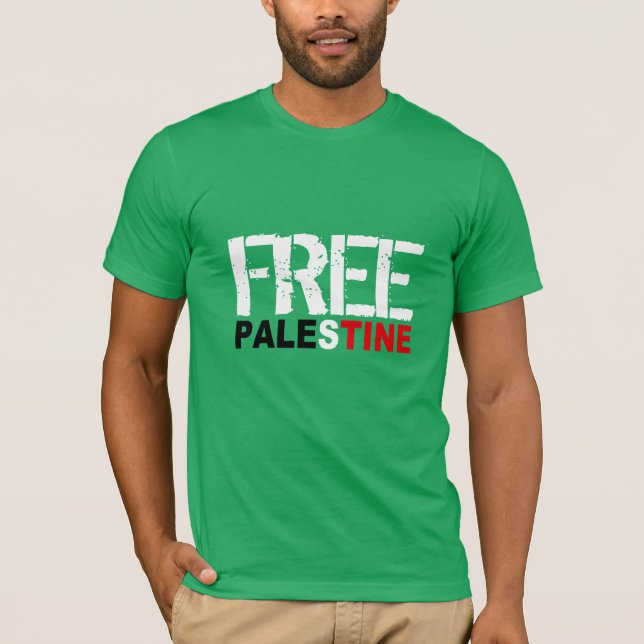 Camiseta Palestina livre (Frente)
