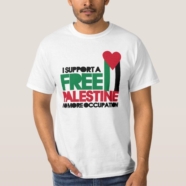 Camiseta Palestina livre (Frente)