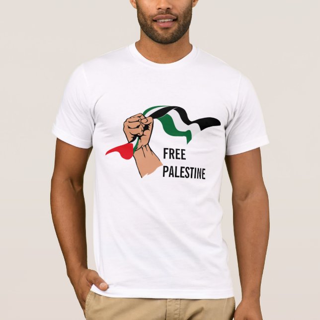 Camiseta Palestina livre (Frente)