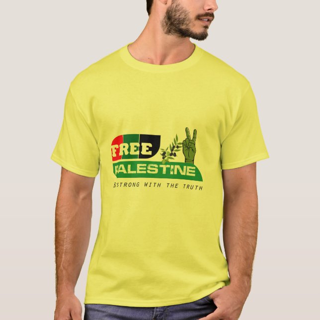 Camiseta Palestina livre (Frente)