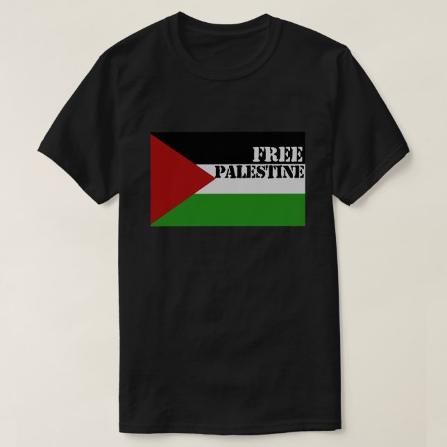 Camiseta Palestina livre (Frente do Design)