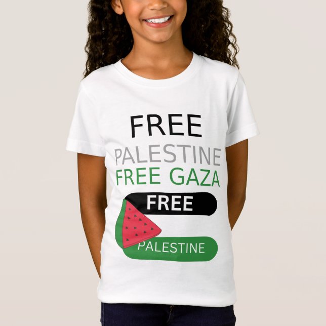 Camiseta palestina livre (Frente)