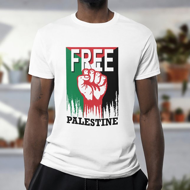 Camiseta Palestina livre (#zazzlemade #freepalestine #gaza #israelpalestinepeace #stateofpalestine #palestineflag)