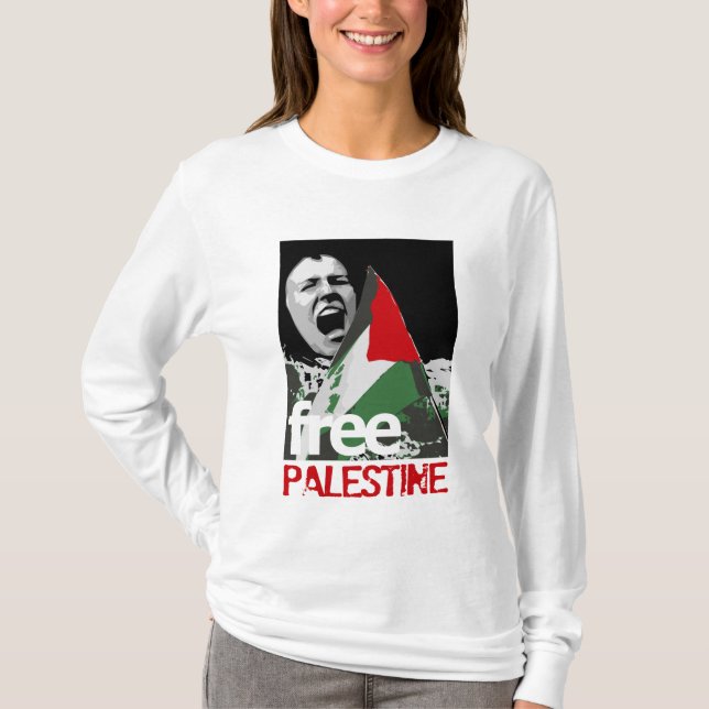 Camiseta Palestina livre (Frente)