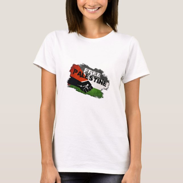 Camiseta Palestina livre (Frente)