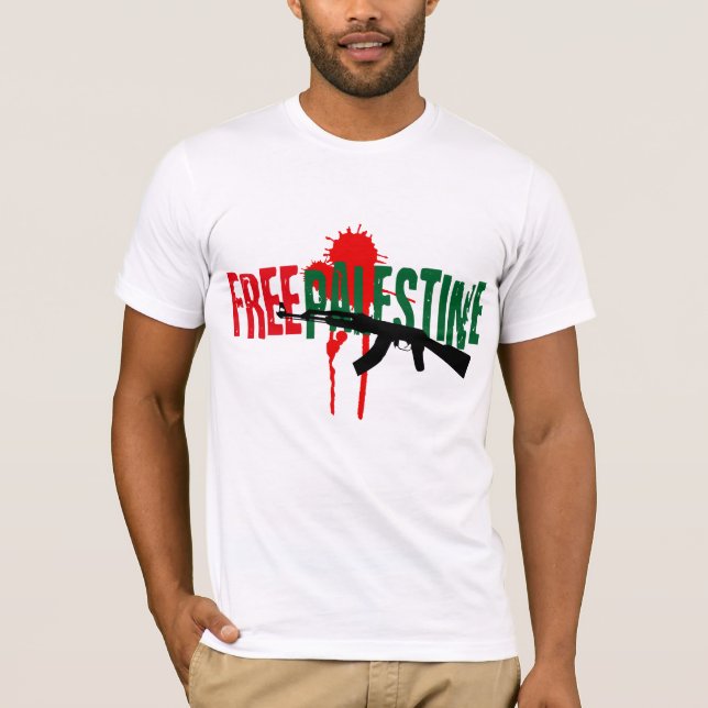 Camiseta Palestina livre (Frente)