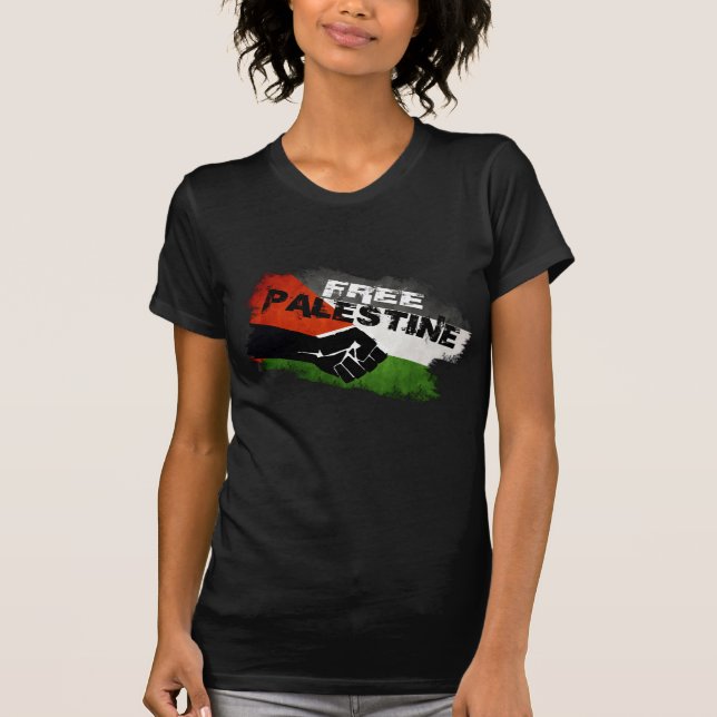 Camiseta Palestina livre (Frente)