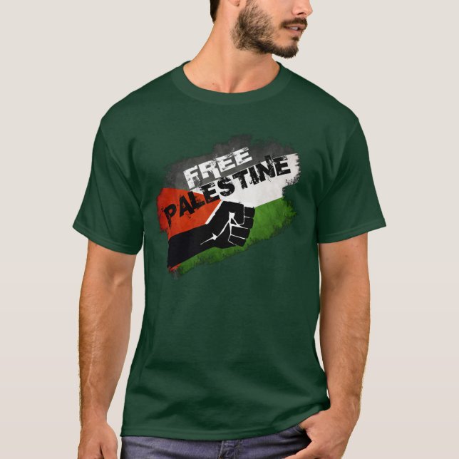 Camiseta Palestina livre (Frente)