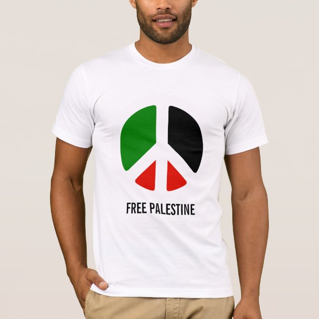 Camiseta Palestina livre (Frente)