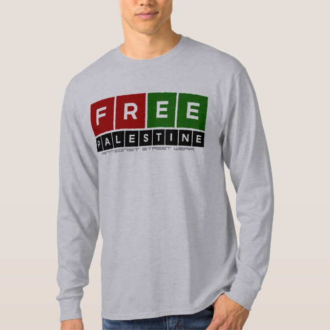 Camiseta Palestina livre! (Frente)