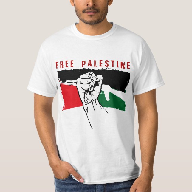 Camiseta Palestina livre (Frente)
