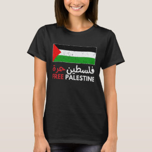 Camiseta Palestina Livre A Bandeira Palestina Gaza Livre