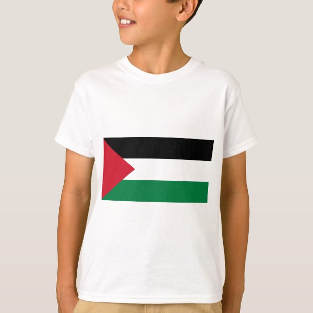 Camiseta Palestina livre - bandeira palestina (علمفلسطين) (Frente)