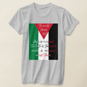 Camiseta Palestina Livre - Camiseta Salve Gaza