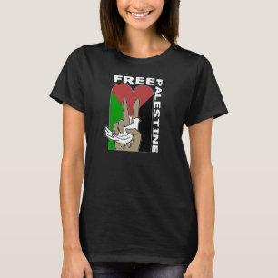 Camiseta Palestina livre mergulhou tshirt da obscuridade do
