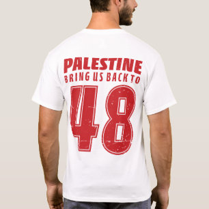 Camiseta Palestina Nakba 1948 Apoio à Liberdade Palestina