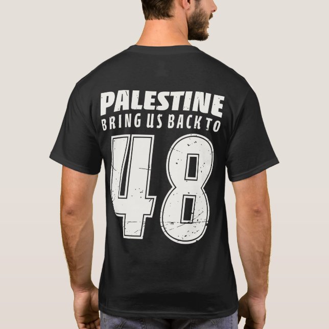 Camiseta Palestina nos traga para a liberdade palestina de  (Verso)