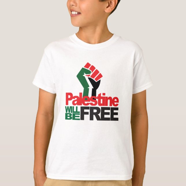 Camiseta Palestina será livre (Frente)