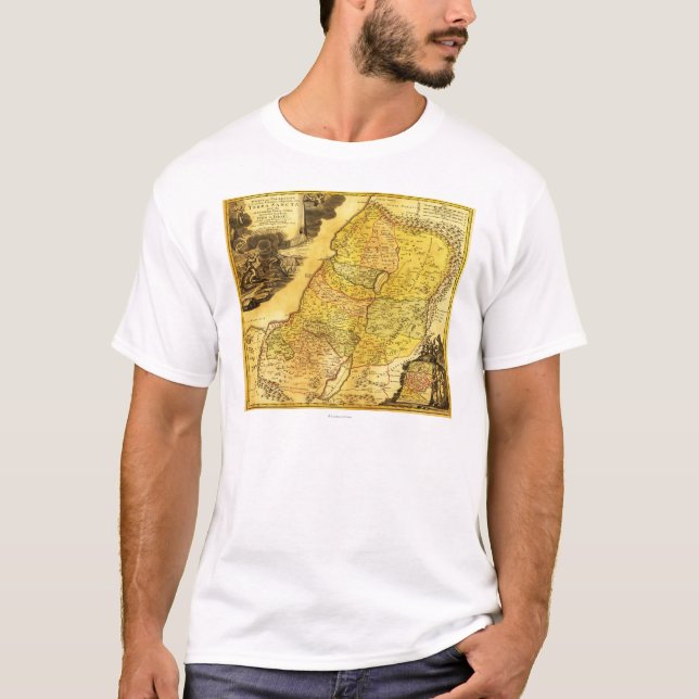 Camiseta PalestinaMapaPanorâmicoPalestina 2 (Frente)