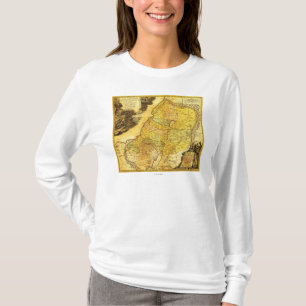 Camiseta PalestinaMapaPanorâmicoPalestina 2