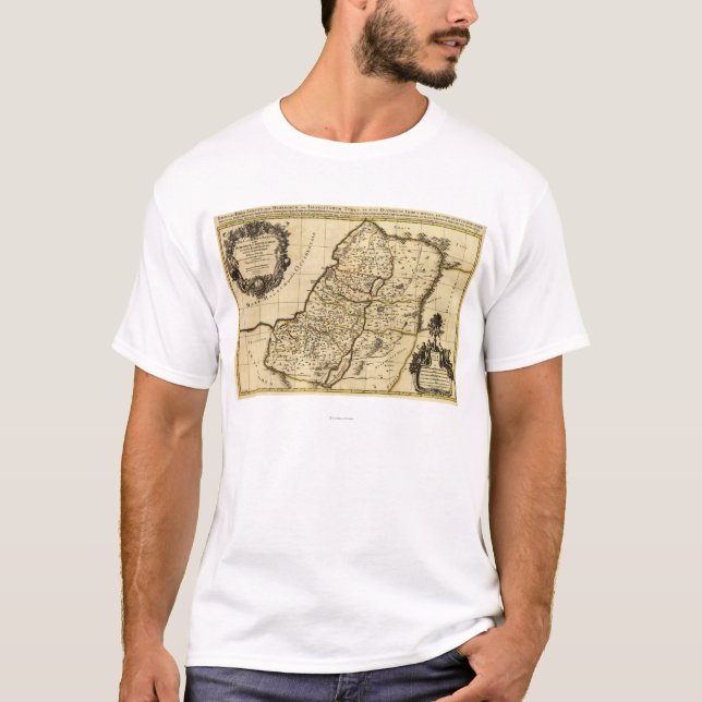 Camiseta PalestinePanoramic MapPalestine 2 (Frente)