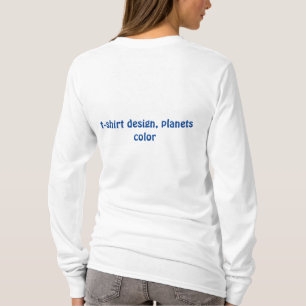 Camiseta Paleta Cósmica: Sinfonia Planetária