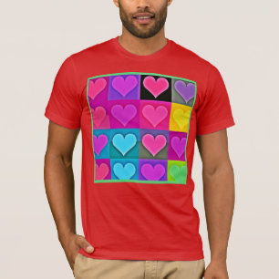 Camiseta Paleta de Amor Vivo: Felicidade Cardíaca