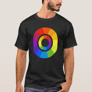 Camiseta Paleta de Cores Círculo Pintura Pintor Professor D