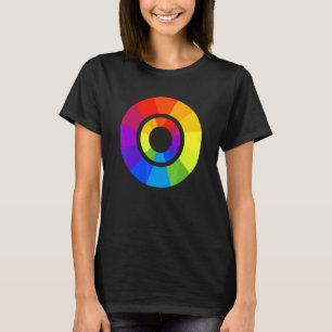 Camiseta Paleta de Cores Círculo Pintura Pintor Professor D