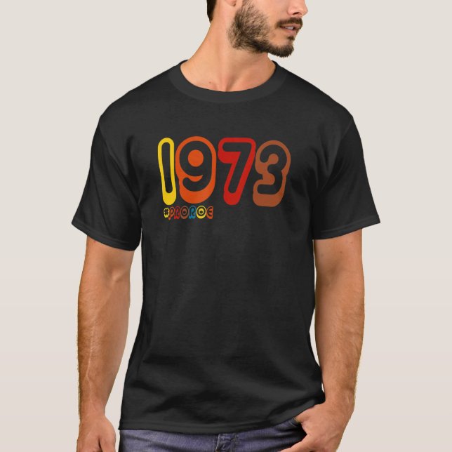 Camiseta Paleta de cores da impressora 1973 70s (Frente)