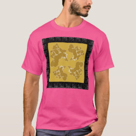 Camiseta Paleta de cores do Klimt