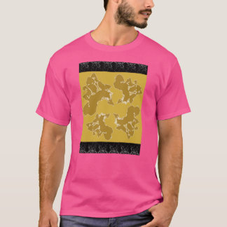 Camiseta Paleta de cores do Klimt