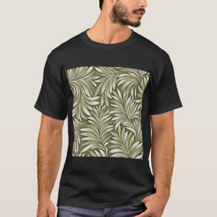 Camiseta Paleta de Folhas Estilizadas Agave Verde