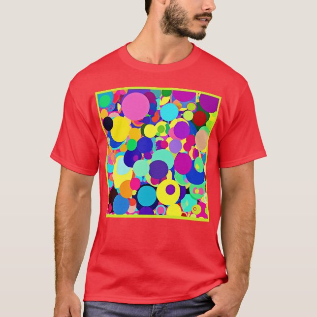 Camiseta Paleta Lively Abstrato (Frente)