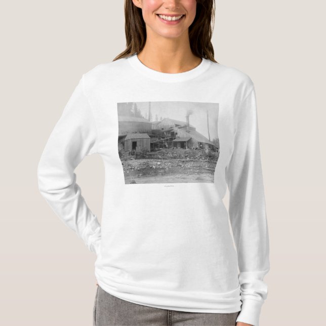 Camiseta Palha e fotografia da fundição de Delaware (Frente)