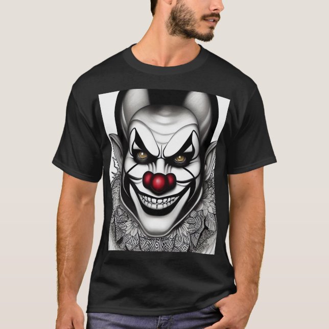 Camiseta Palhaço assustador 6 (Frente)