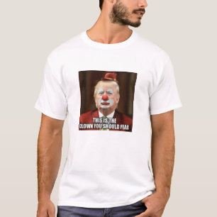 CAMISETA PALHAÇO ASSUSTADOR DE DONALD TRUMP