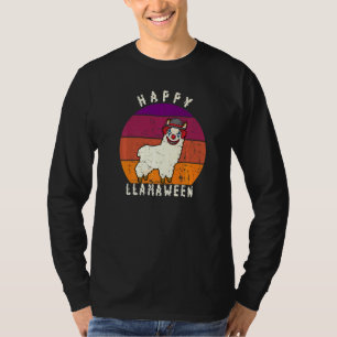 Camiseta Palhaço Assustador de Halloween Llama Trocadilho F