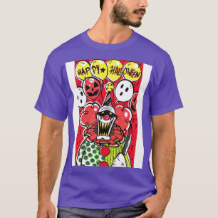 Camiseta Palhaço Assustador do Halloween