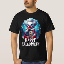 Palhaço Assustador Feliz Halloween