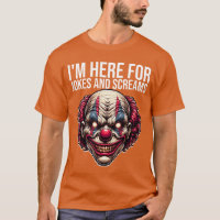 Palhaço Assustador Horror Halloween Sinistro Malva