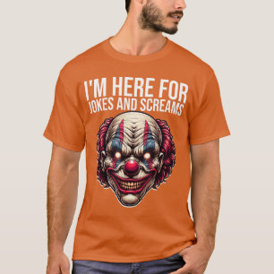 Camiseta Palhaço Assustador Horror Halloween Sinistro Malva