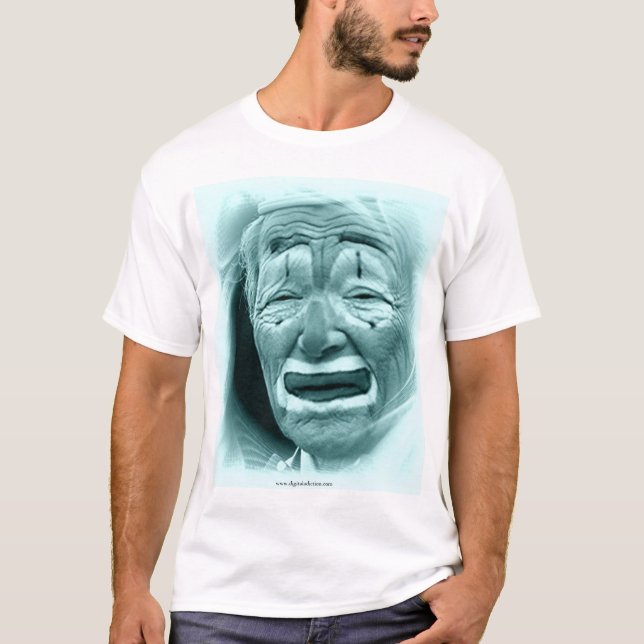 Camiseta Palhaço ciano (Frente)