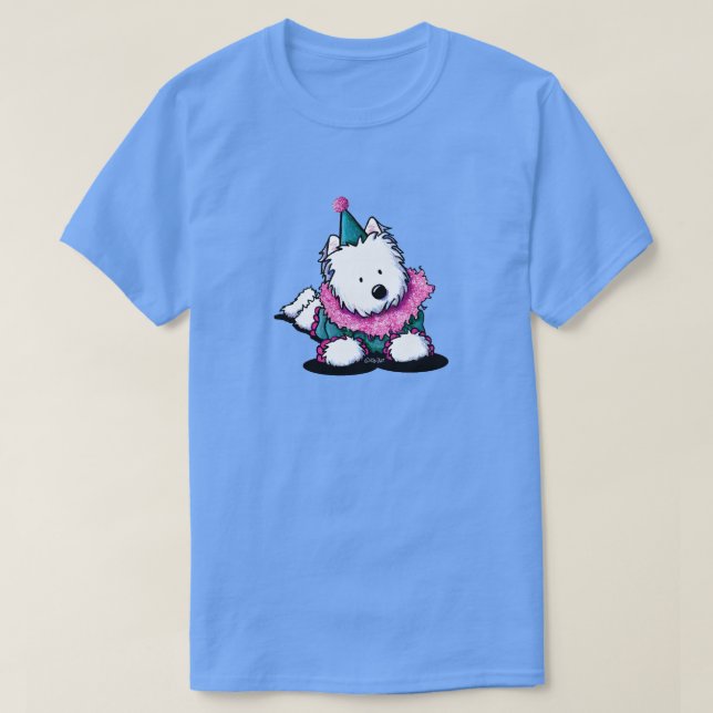 Camiseta Palhaço Circus Westie (Frente do Design)