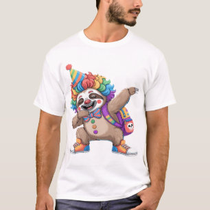 Camiseta Palhaço Dançante Dabbing Aranha Assustadora de Hal