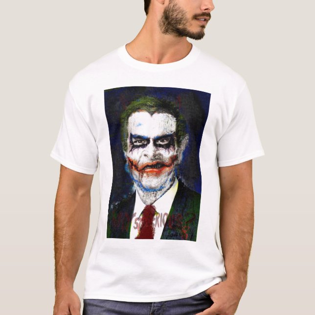Camiseta Palhaço de Bush porque tão sério (Frente)