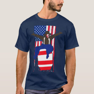 Camiseta Palhaço de Cargueiro Rodeio Rodeio Patriótico